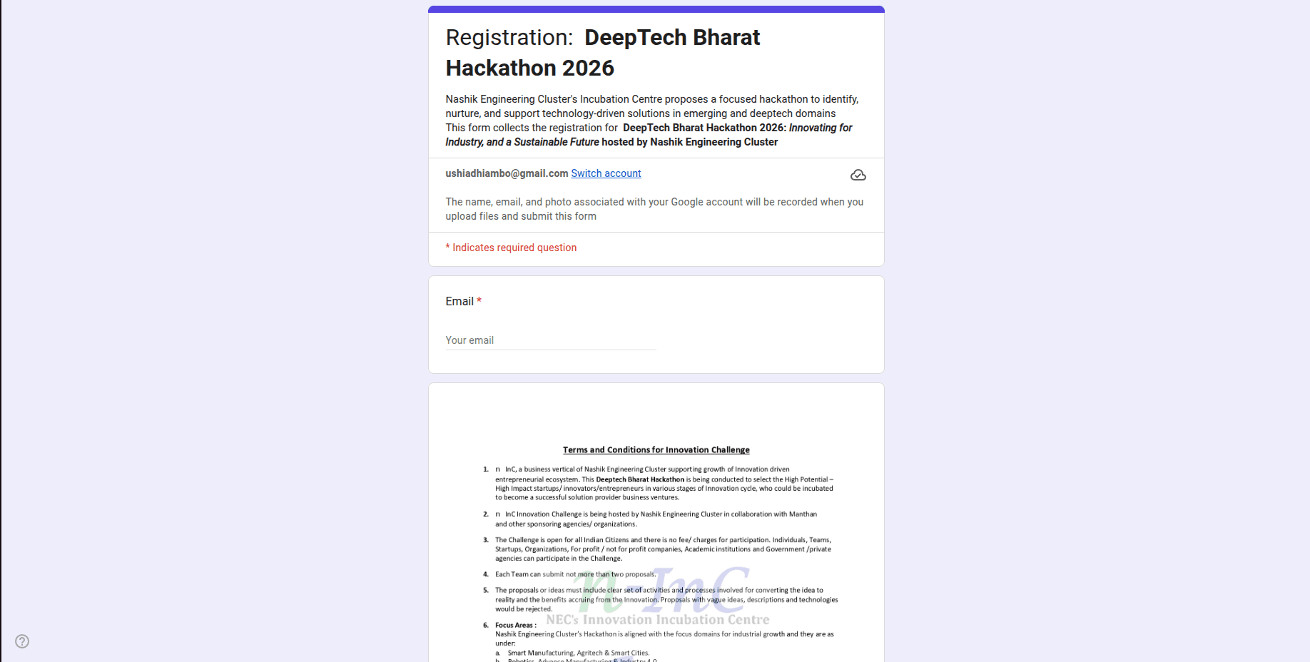 DeepTech Bharat Hackathon 2026