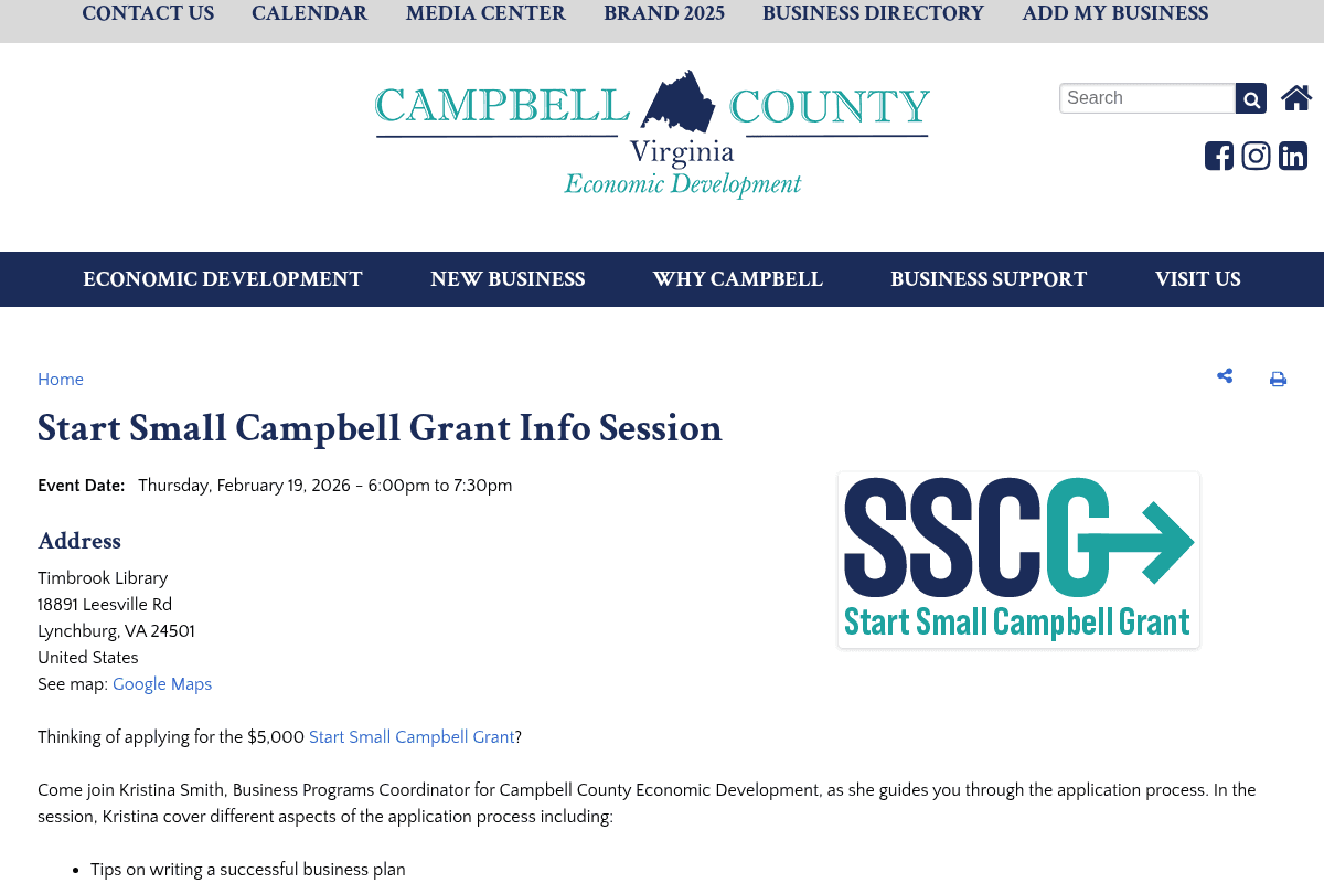 Start Small Campbell Grant