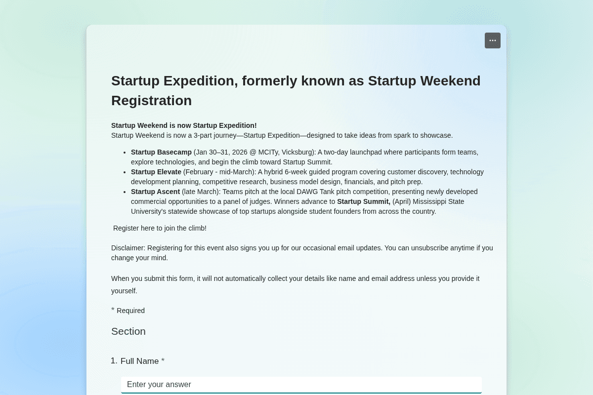 MSU MCITy Expanded Startup Expedition