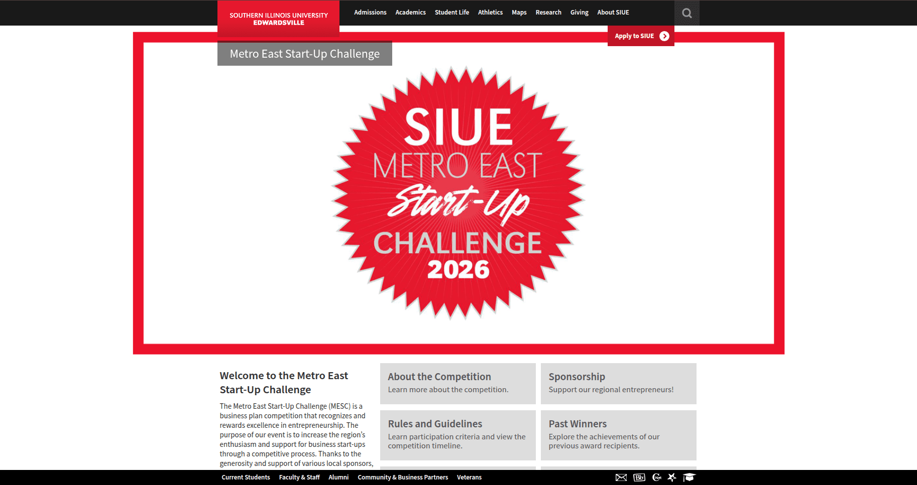 Metro East Start-Up Challenge 2026