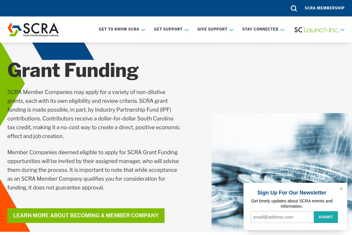 SCRA Startup Grant 2026