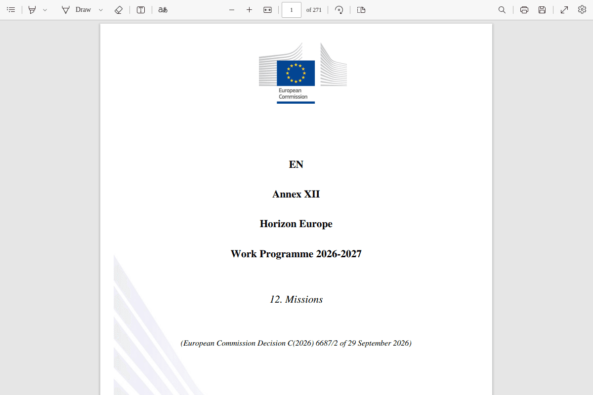 Innovative biotechnologies to restore soil health and improve agricultural competitiveness and resilience (HORIZON-MISS-2027-05-SOIL-05-two-stage)