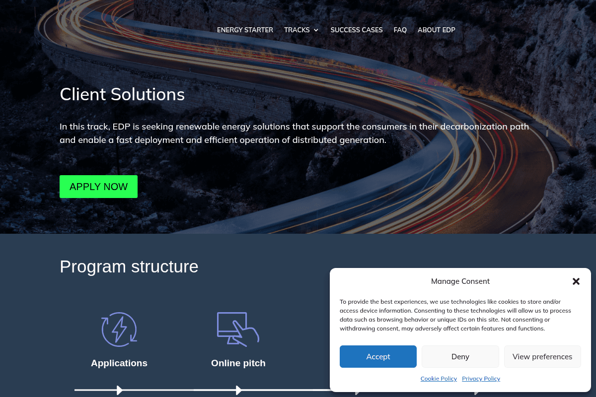 EDP Energy Starter "Client Solutions" Module