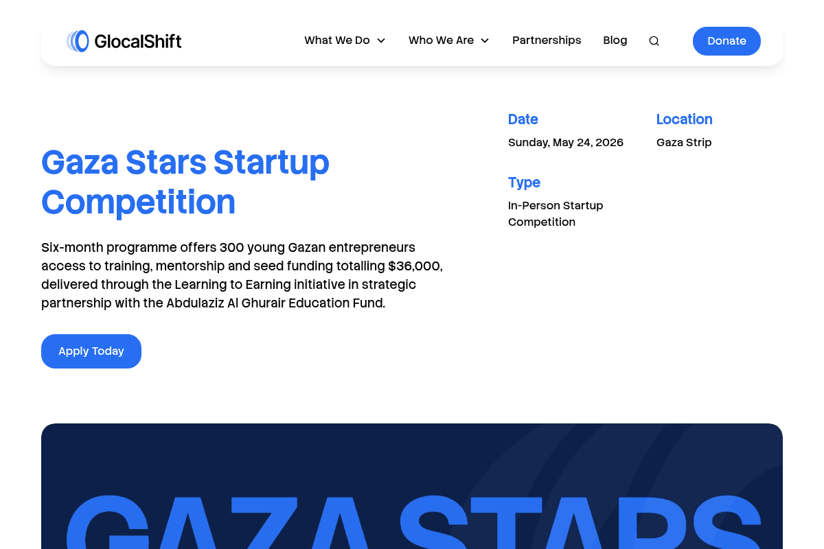 Gaza Stars Startup Competition 2026