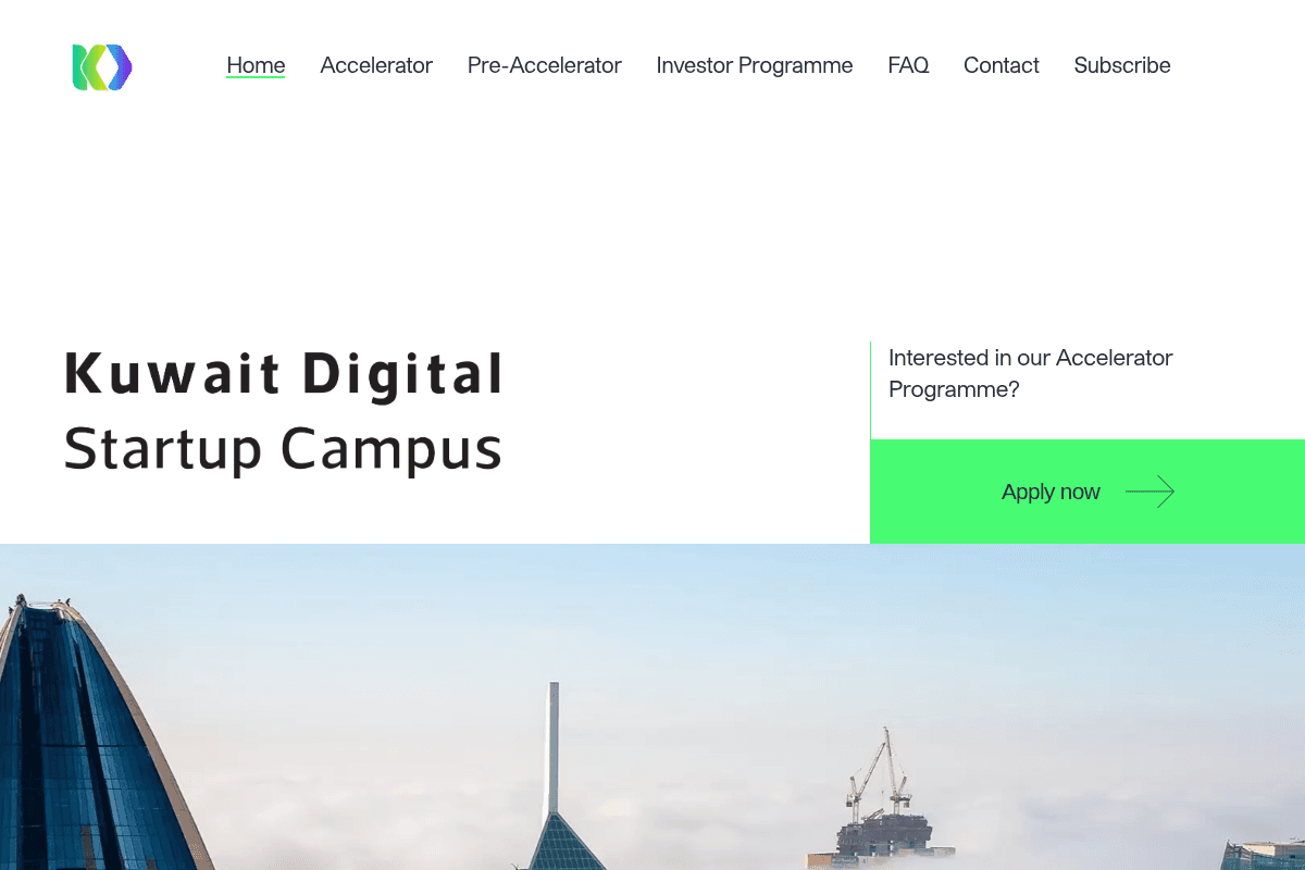 Kuwait Digital Startup Campus Accelerator Programme 2026