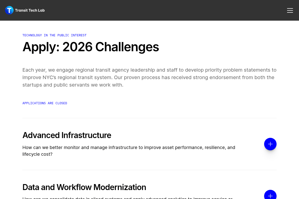 Transit Tech Lab 2026