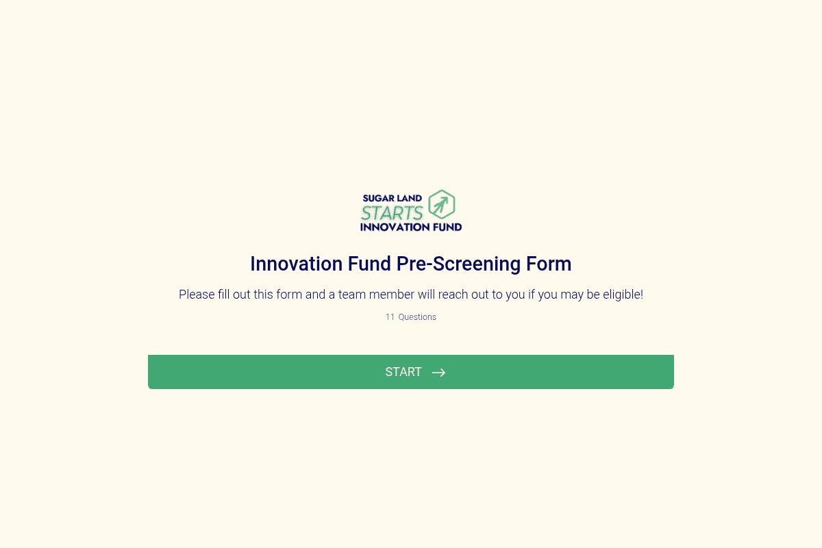 Sugar Land Starts Innovation Fund