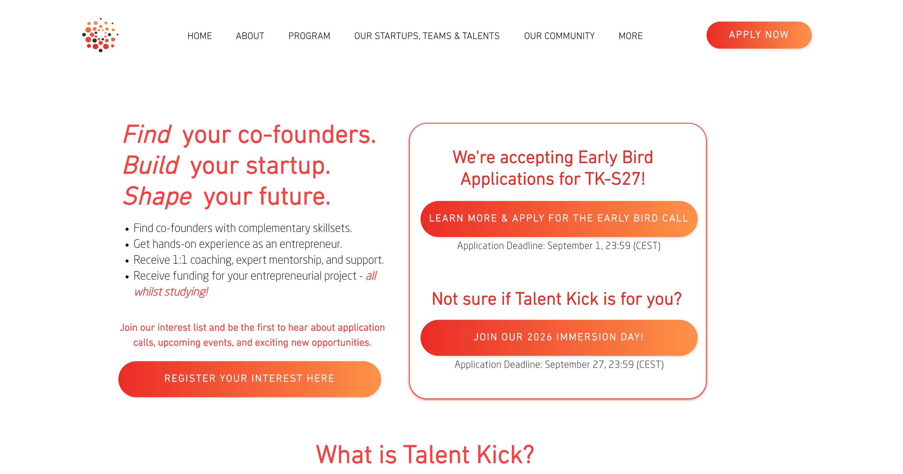 Talent Kick S27