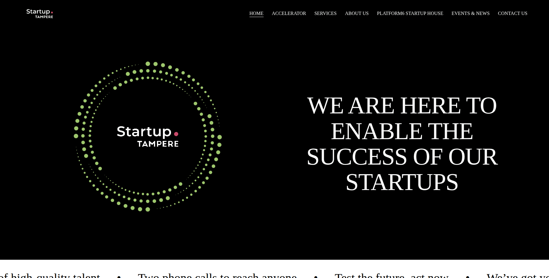 Startup.Tampere Ecosystem