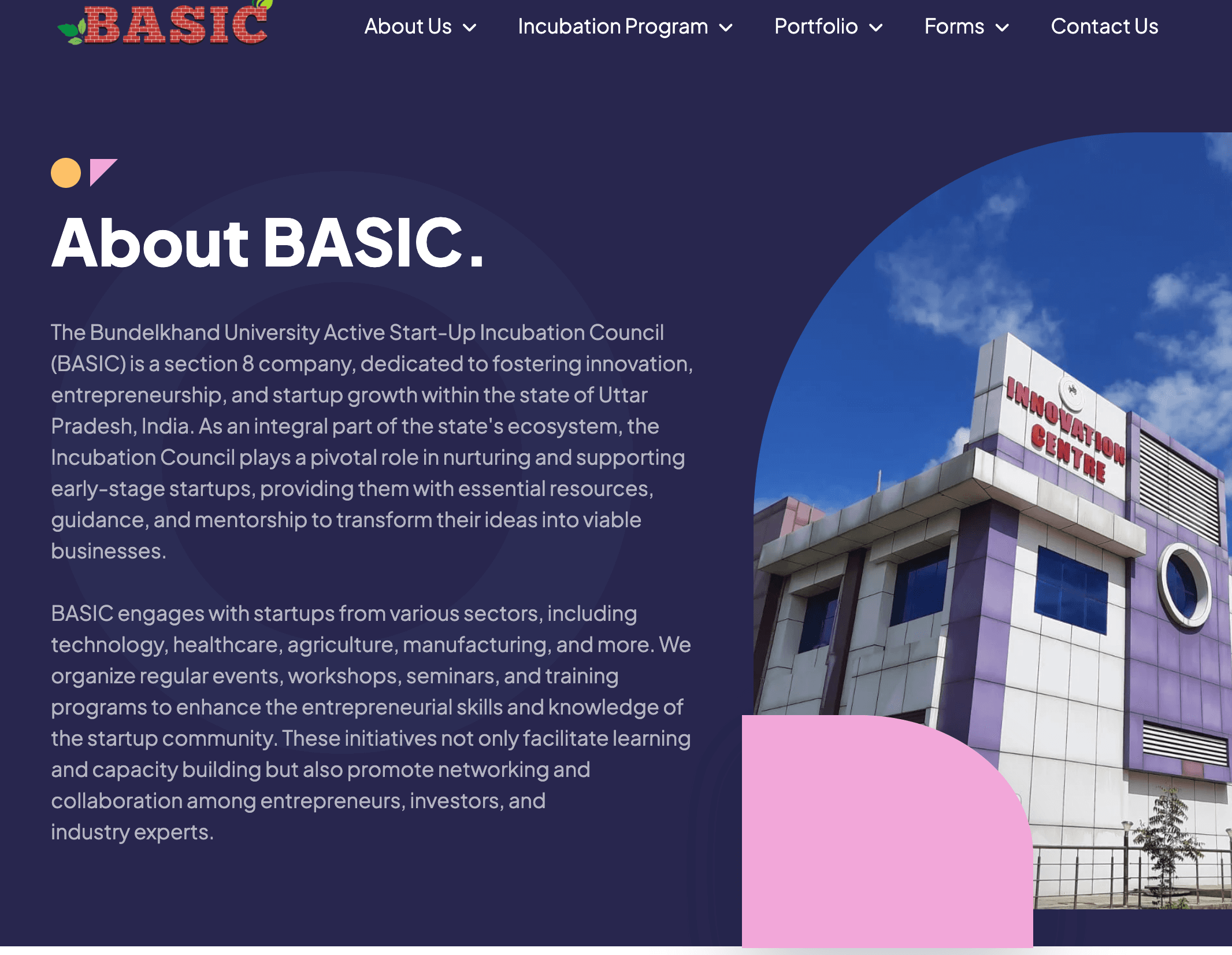 Bundelkhand University Active Start-Up Incubation Council (BASIC)