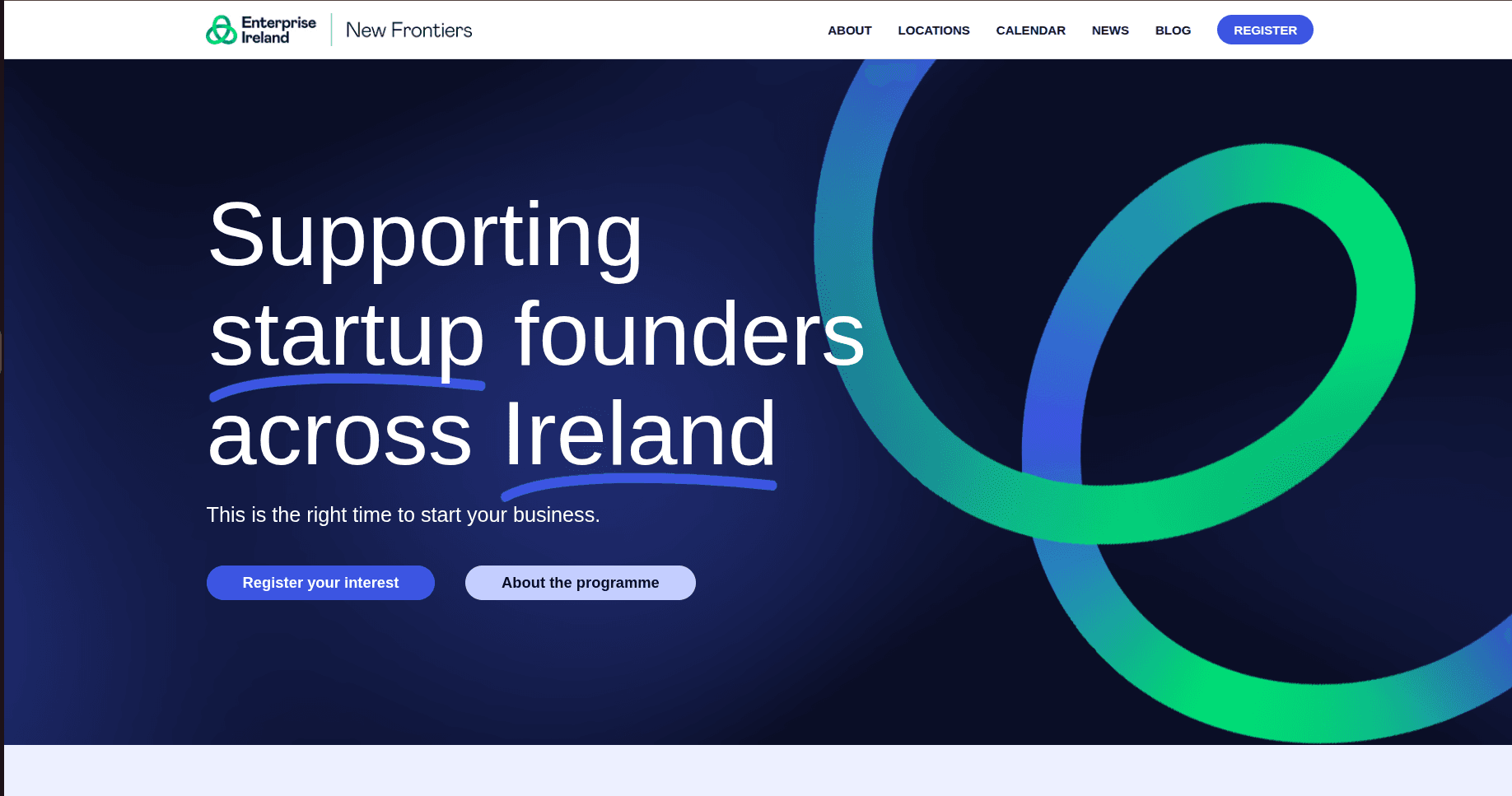 Enterprise Ireland New Frontiers Programme 2026