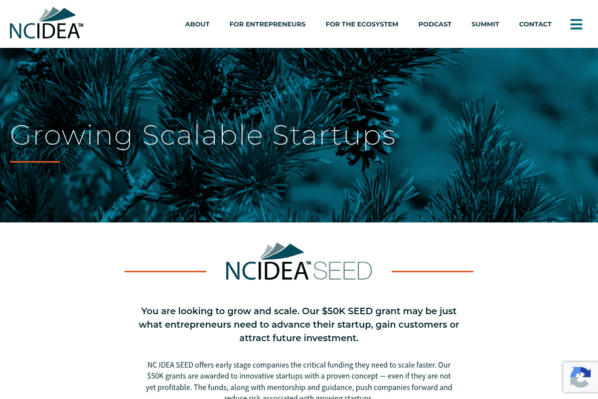 NC IDEA SEED Grant 2026