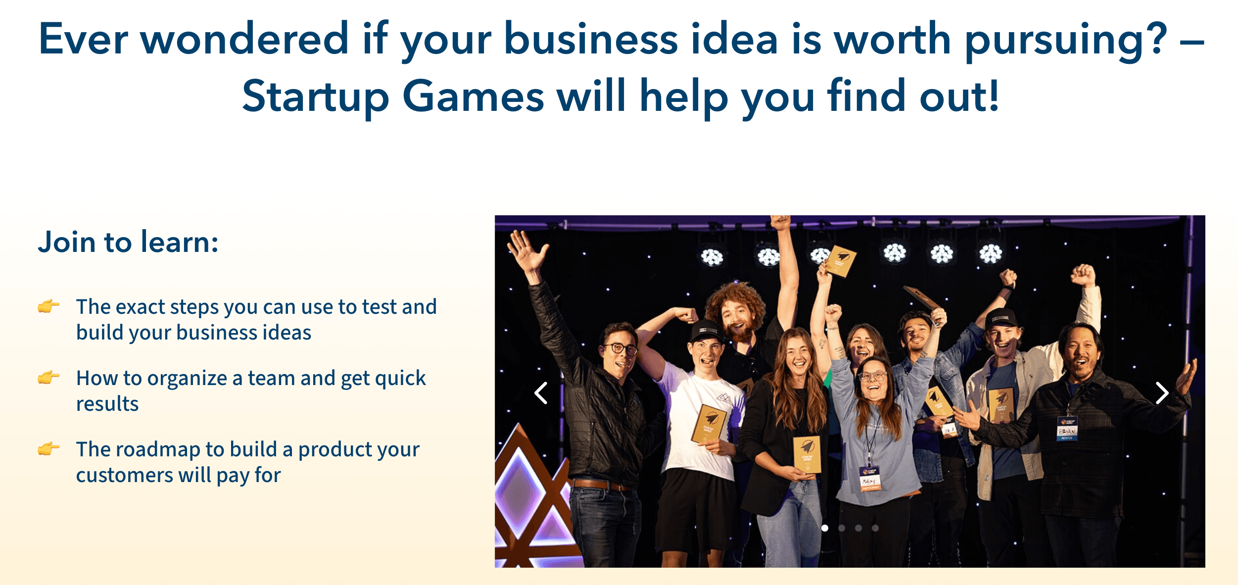 Startup Games 2026