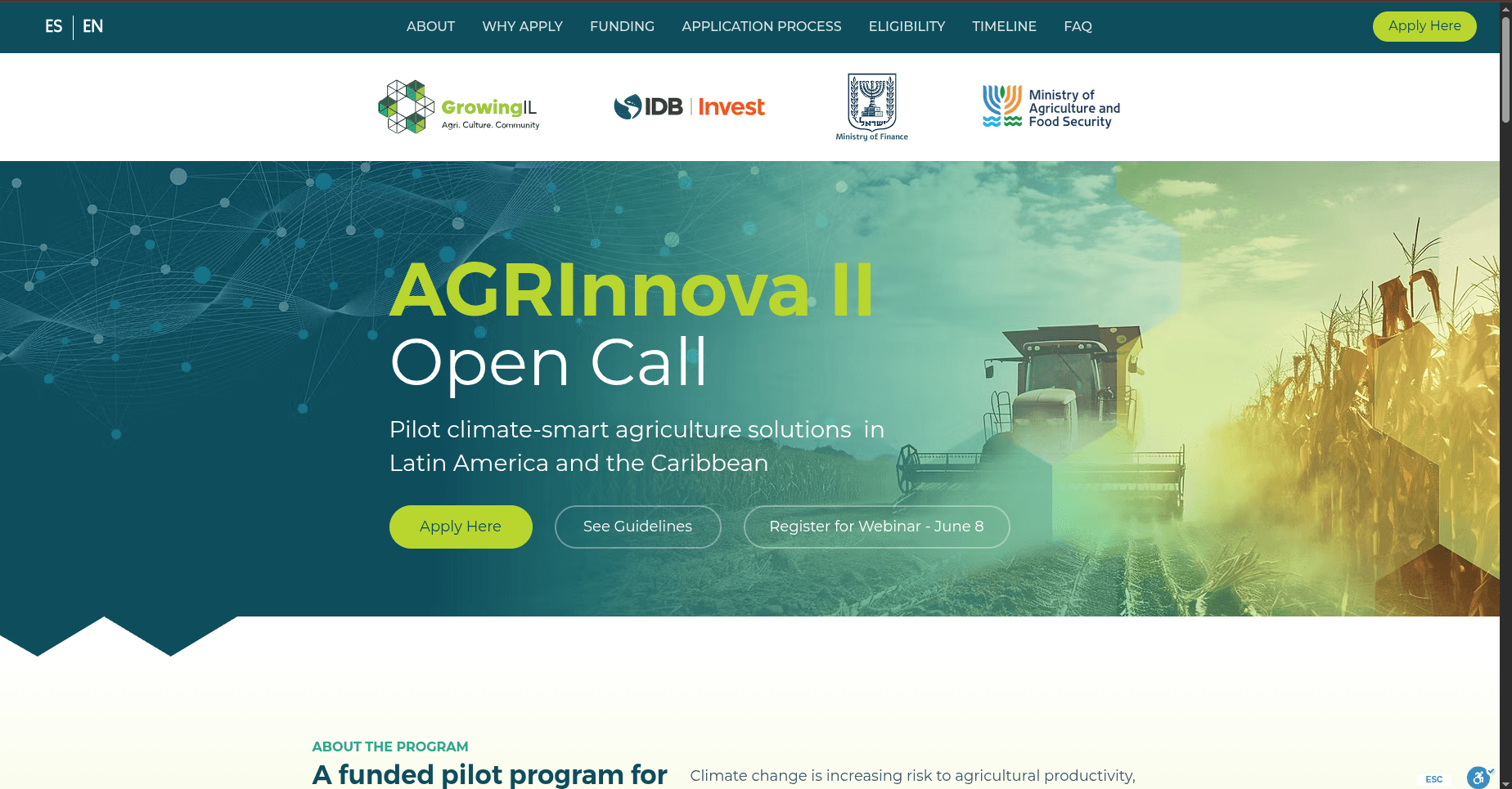 AGRInnova II Program For Agriprenuer 2026