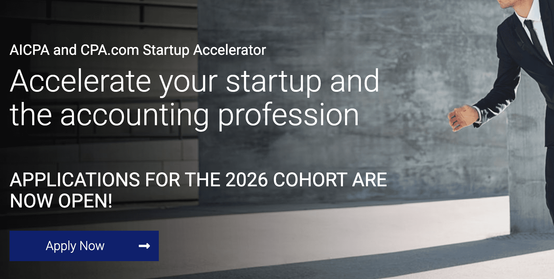2026 AICPA and CPA.com Startup Accelerator