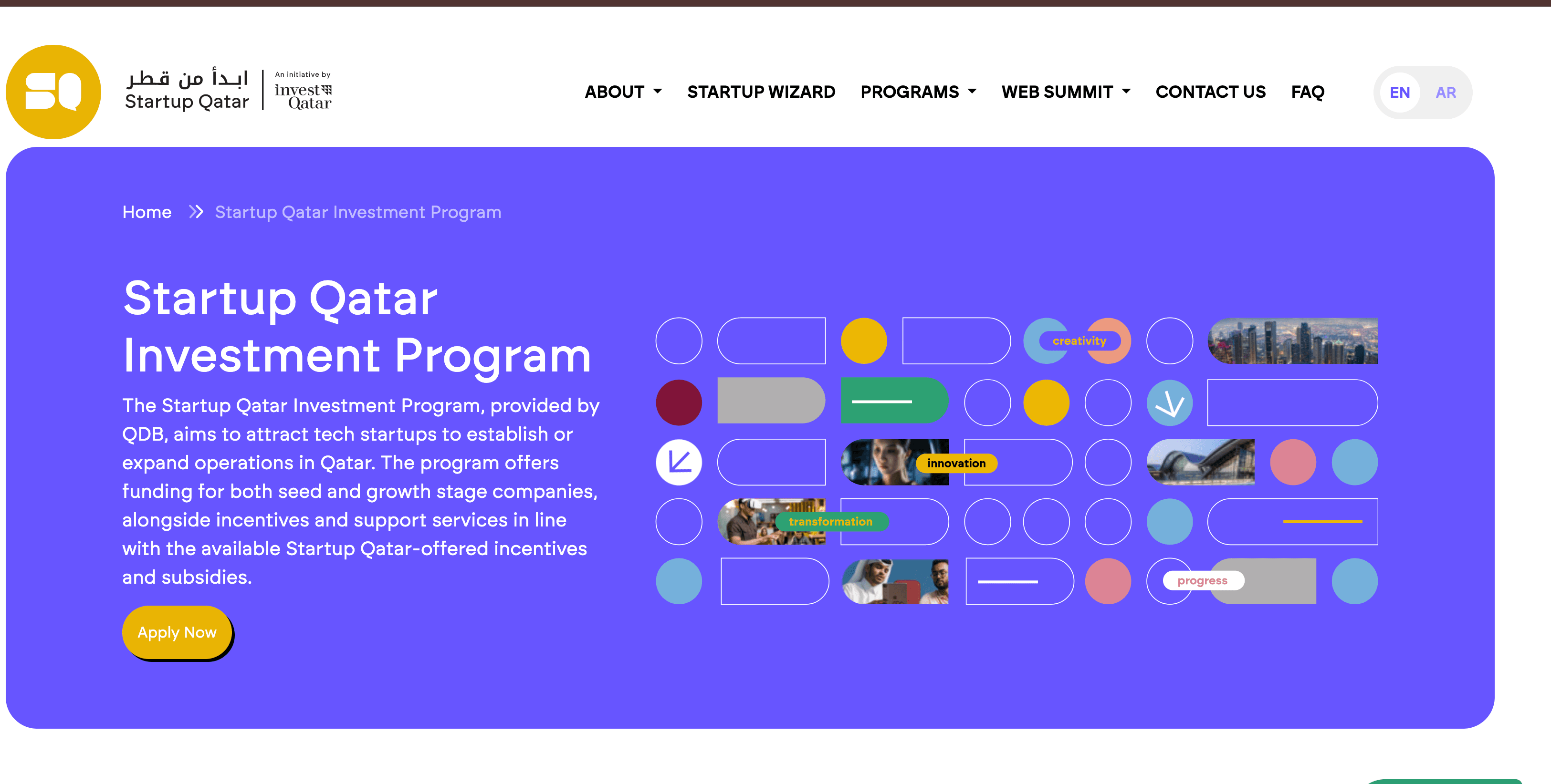 Startup Qatar Investment Program