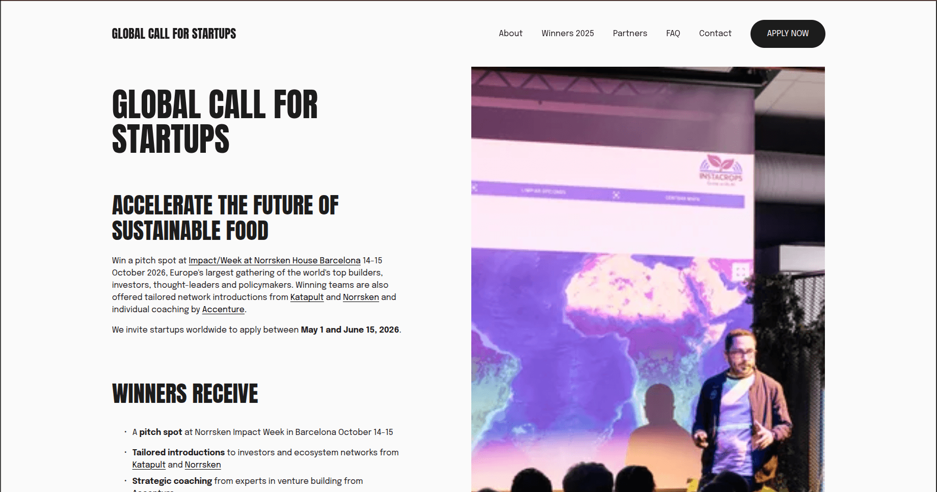Global Call for Startups 2025