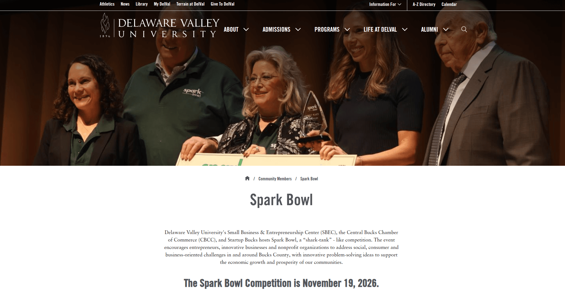 DelVal’s Seventh Annual Spark Bowl 2026