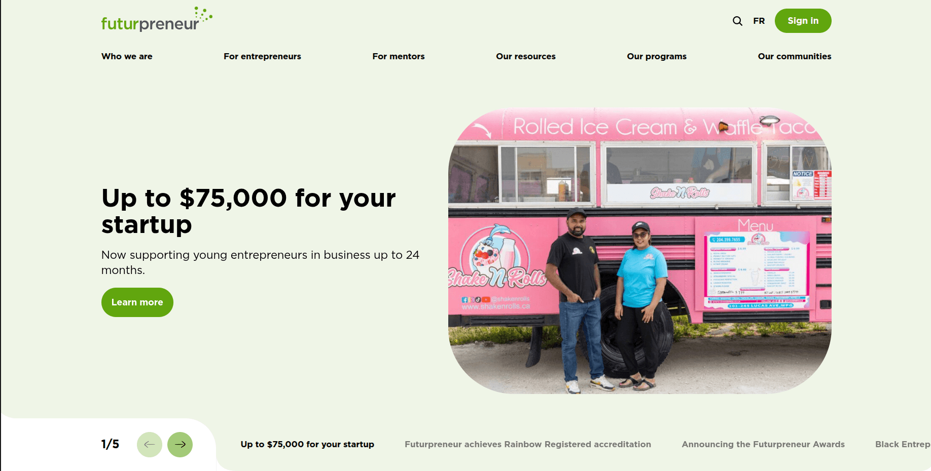 Futurpreneur Core Startup Program