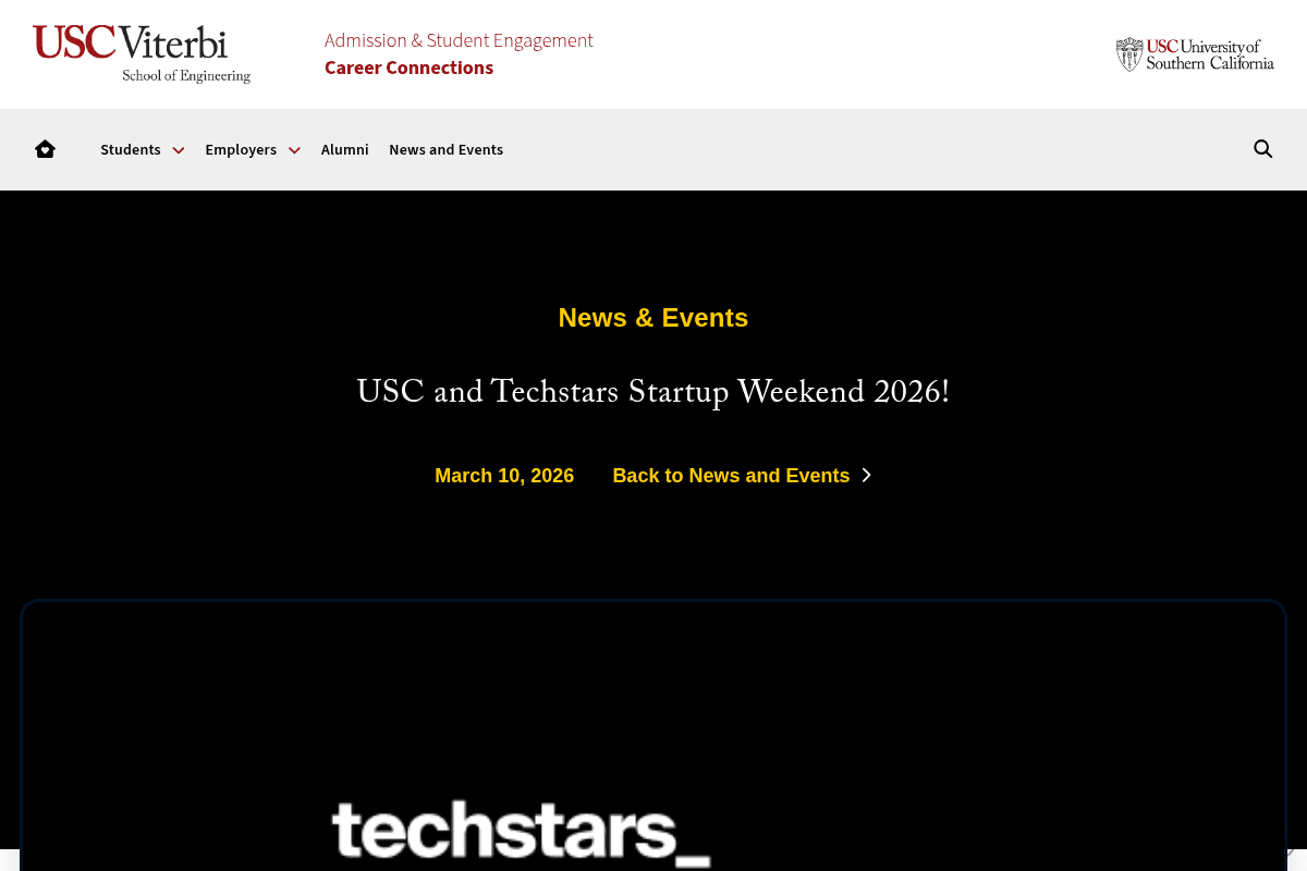 USC and Techstars Startup Weekend 2026