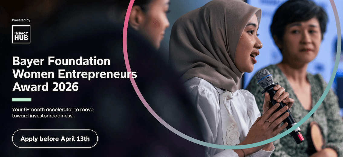 Bayer Foundation Women Entrepreneurs Award 2026