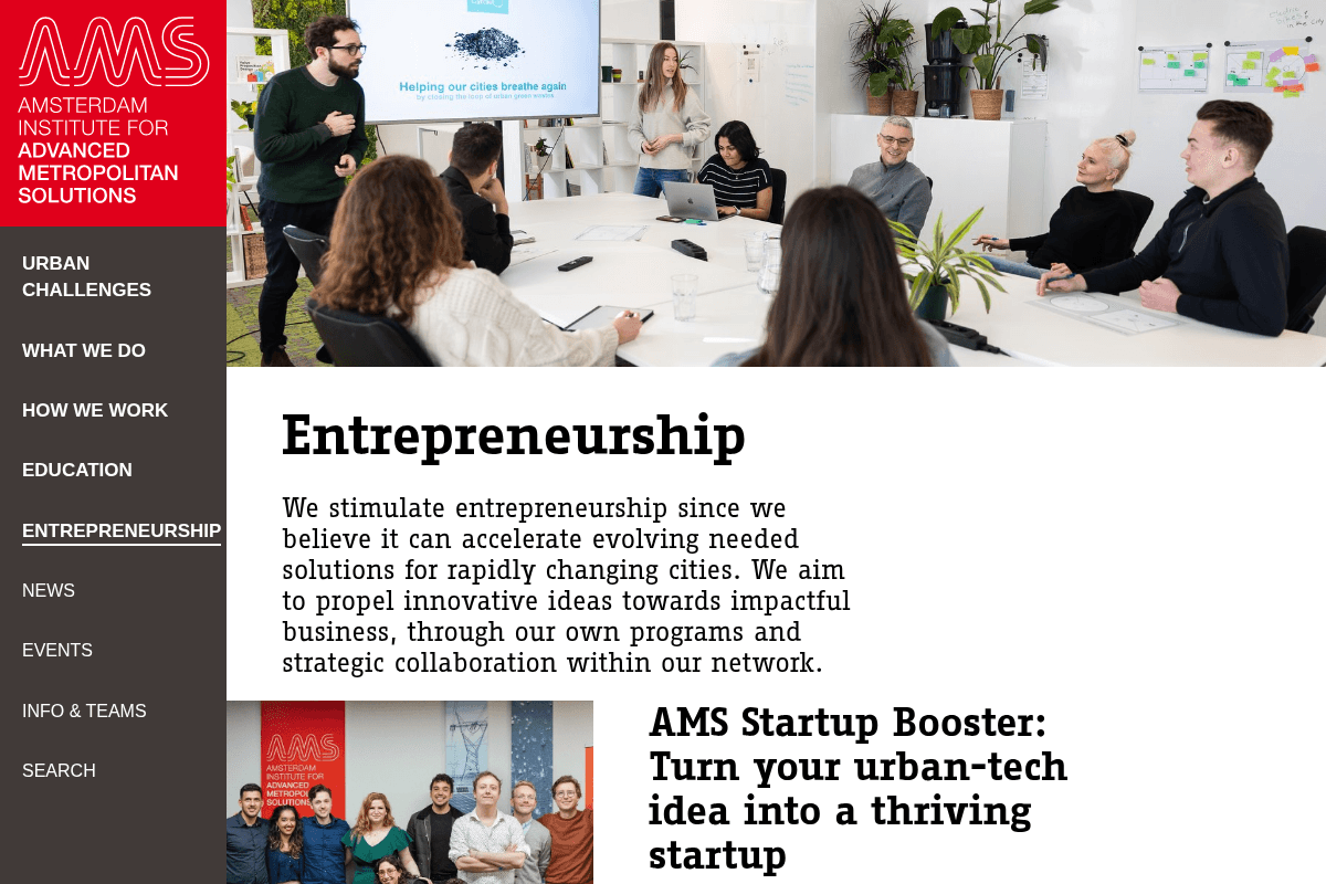 AMS Startup Booster