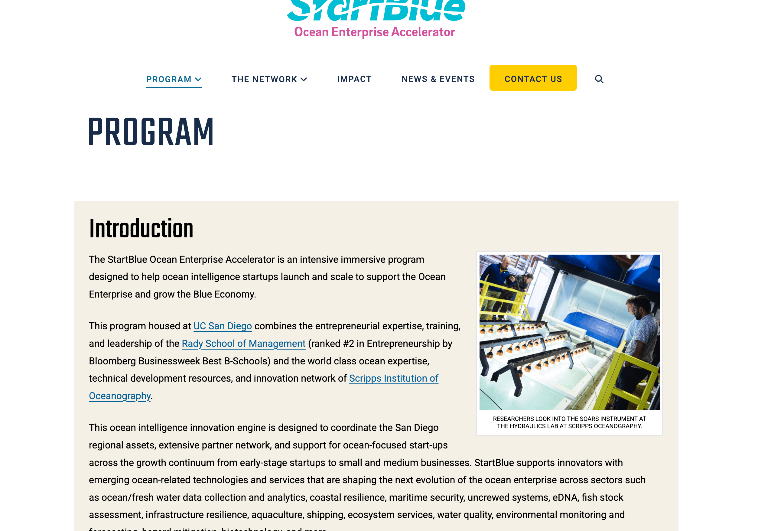 StartBlue Ocean Enterprise Accelerator Program 2026