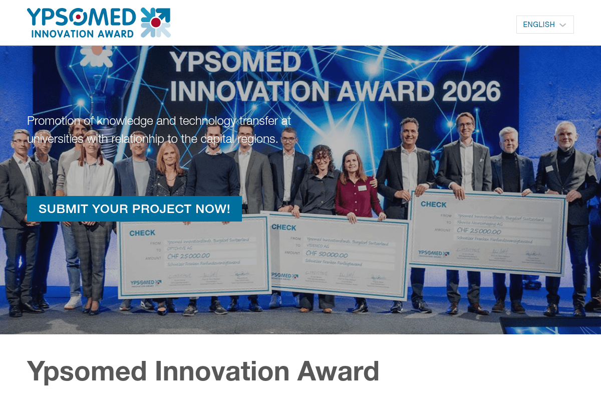 Ypsomed Innovation Award 2026