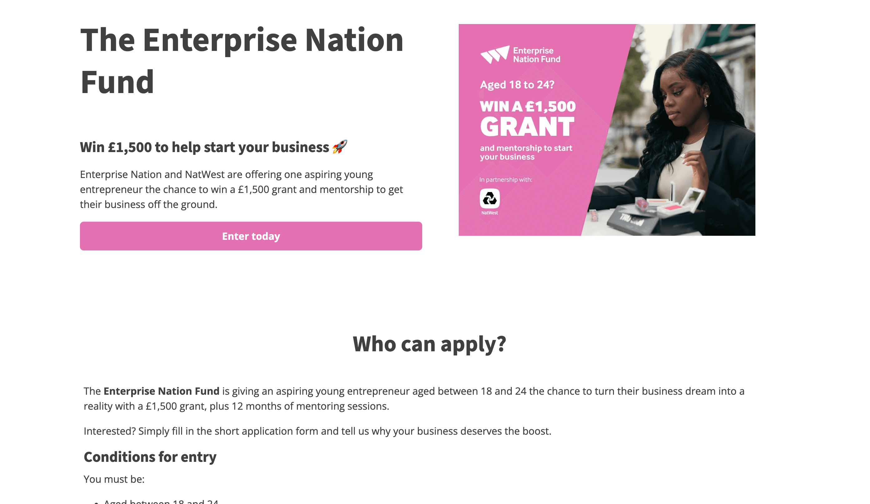 Enterprise Nation Fund: Next Generation