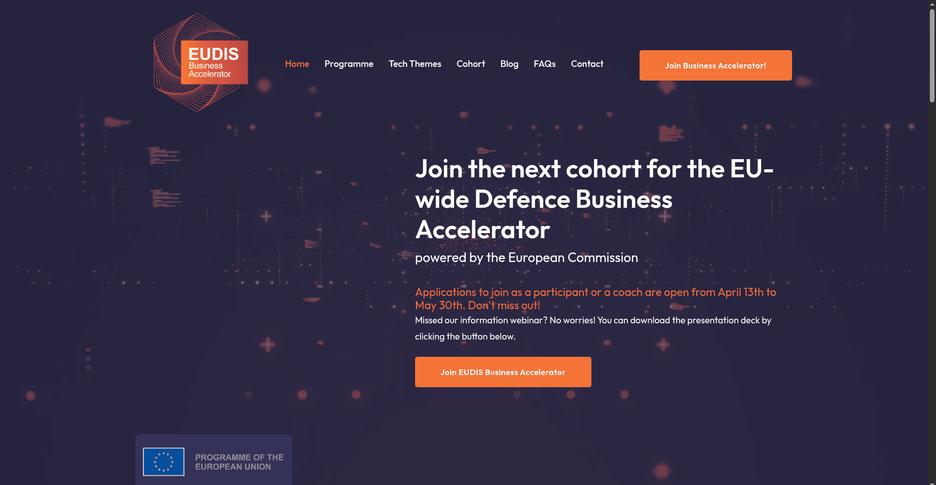 Eudis Business Accelerator 2026
