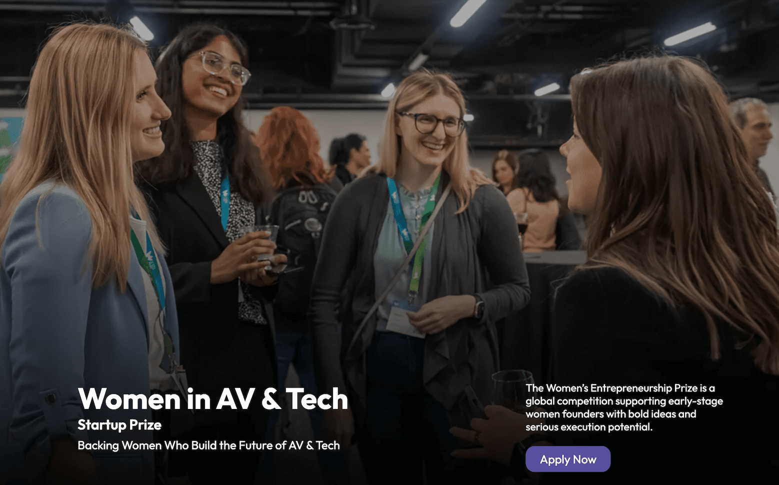 Women in AV & Tech Startup Prize 2026