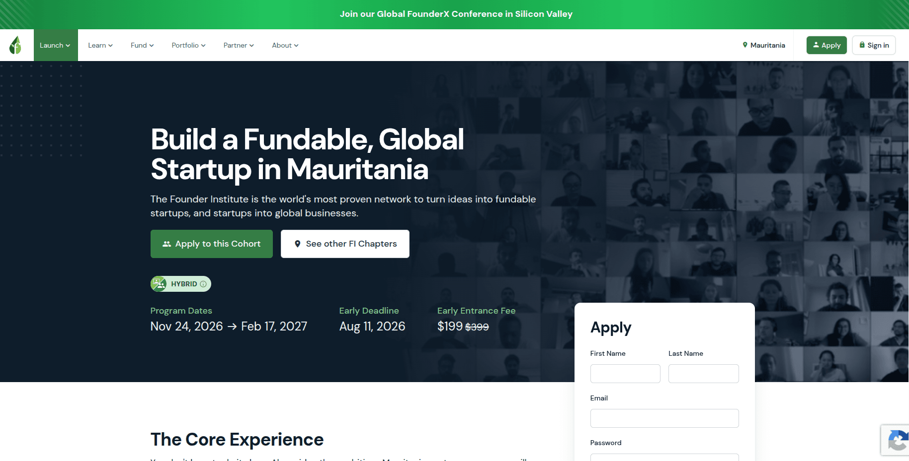 Founder Institute Mauritania Cohort 2026