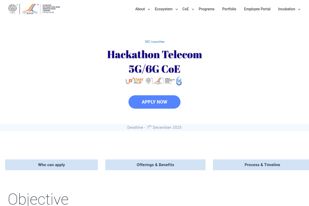 5G/6G Innovation Hackathon