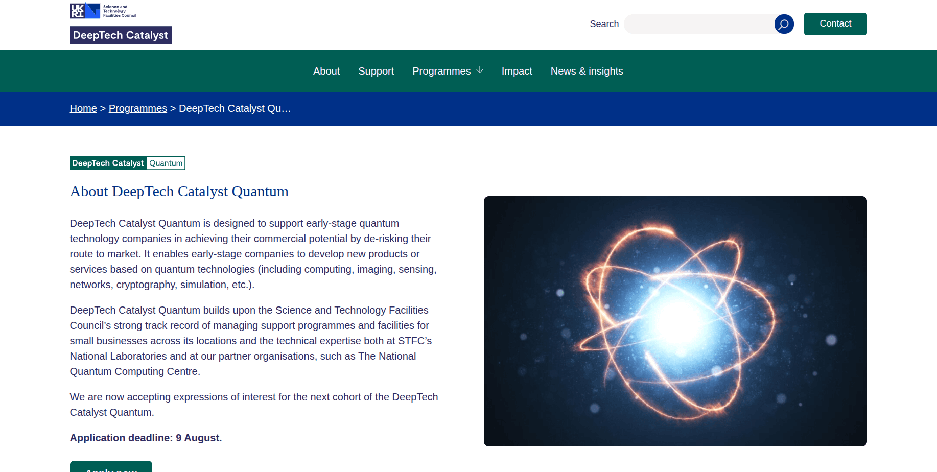 DeepTech Catalyst Quantum: £50K MVP Funding Now Available For UK Quantum Startups