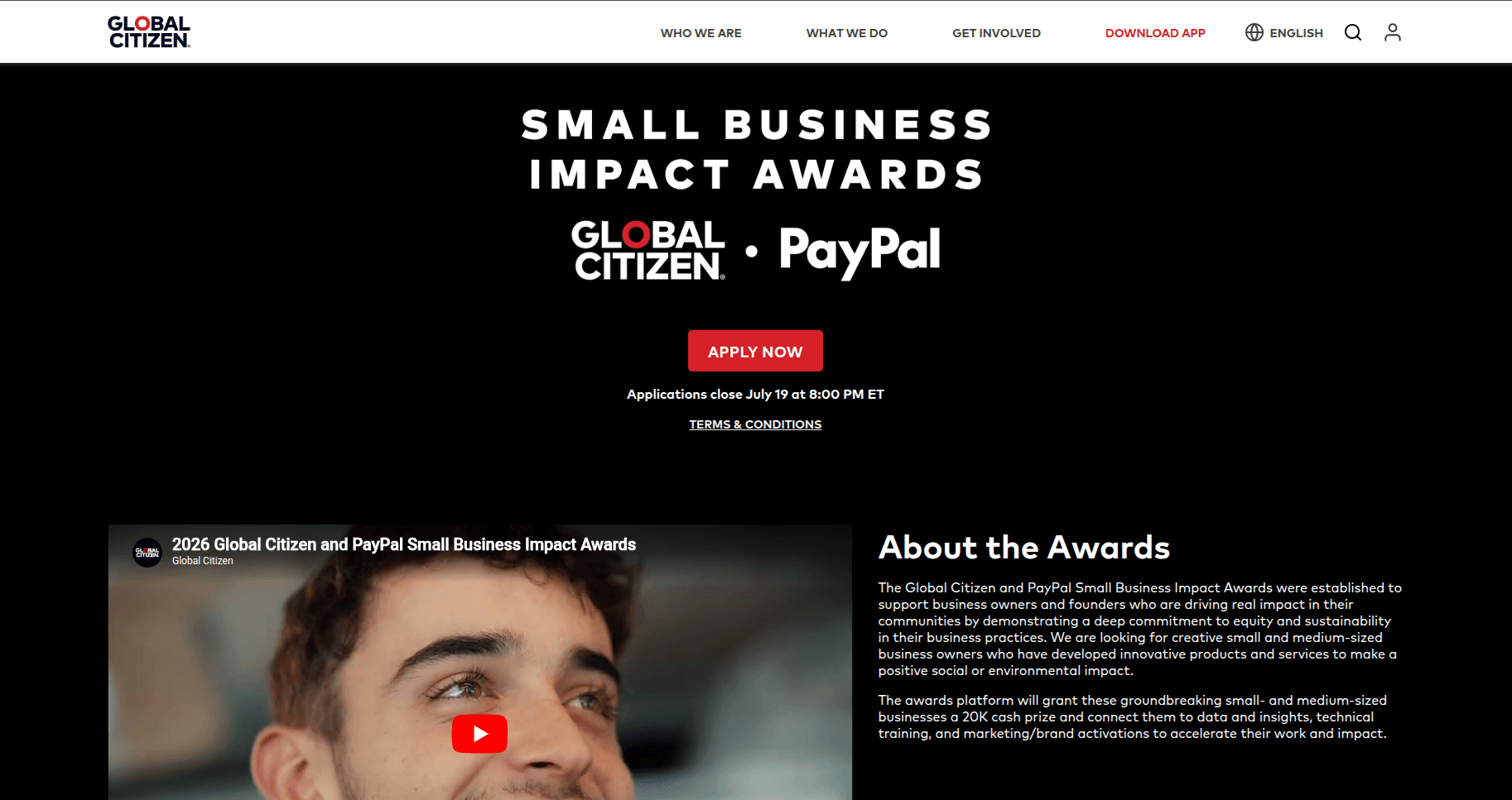 2026 Small Business Impact Awards