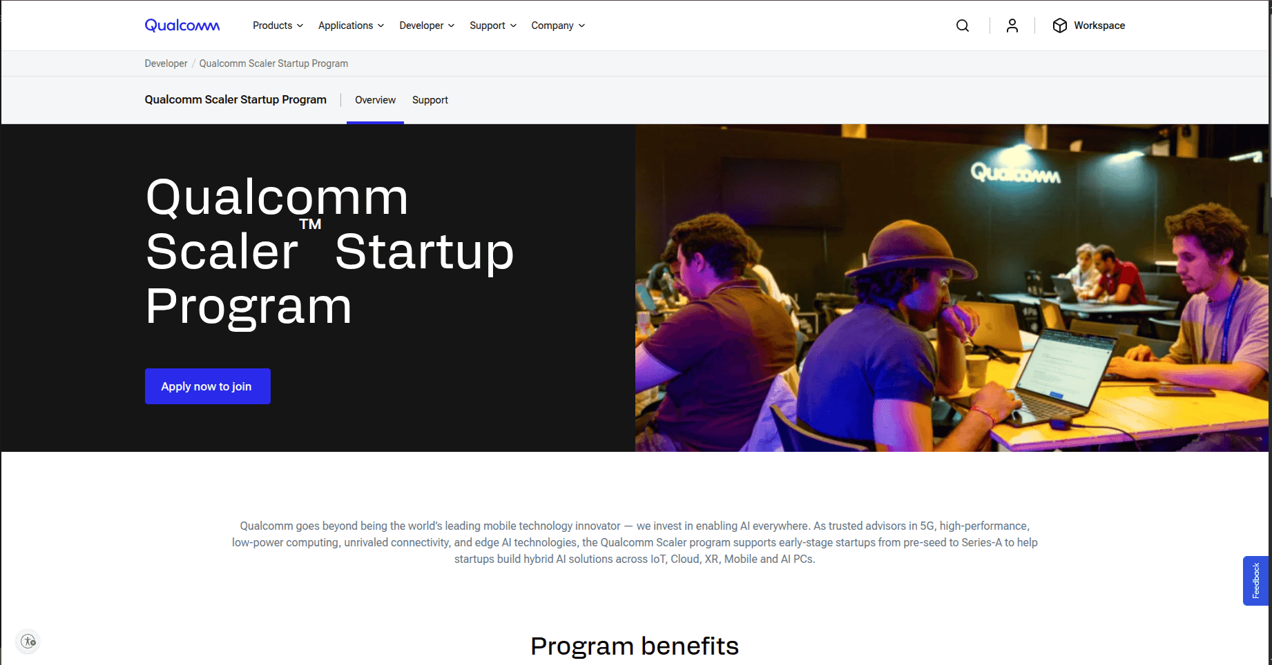 Qualcomm Scaler Startup Program 2026
