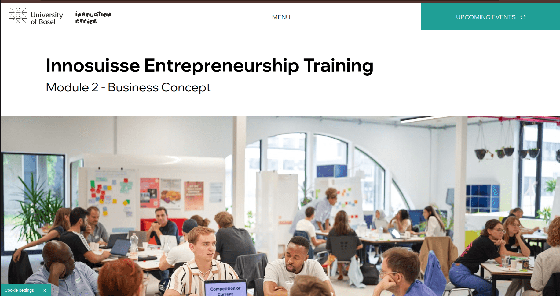 Innosuisse Entrepreneurship Training Module 2 - Business Concept