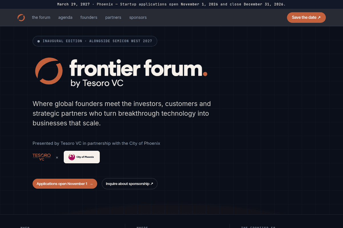 Frontier Forum 2027