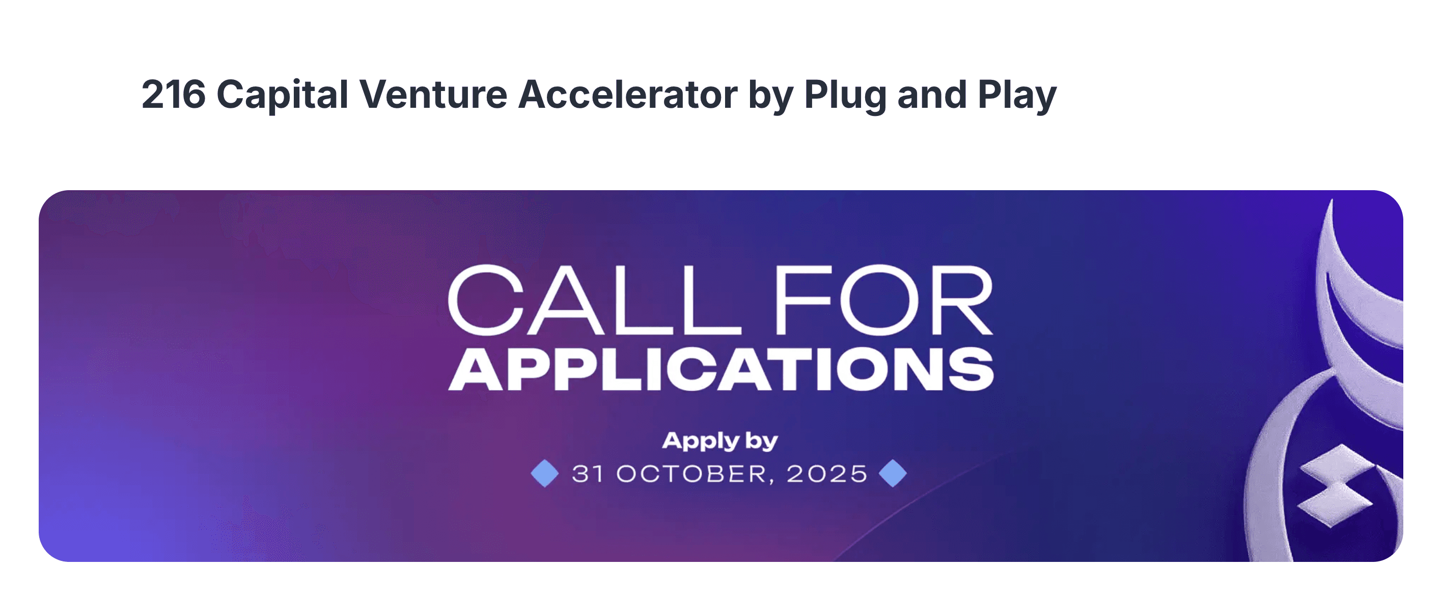 216 Capital Venture Accelerator