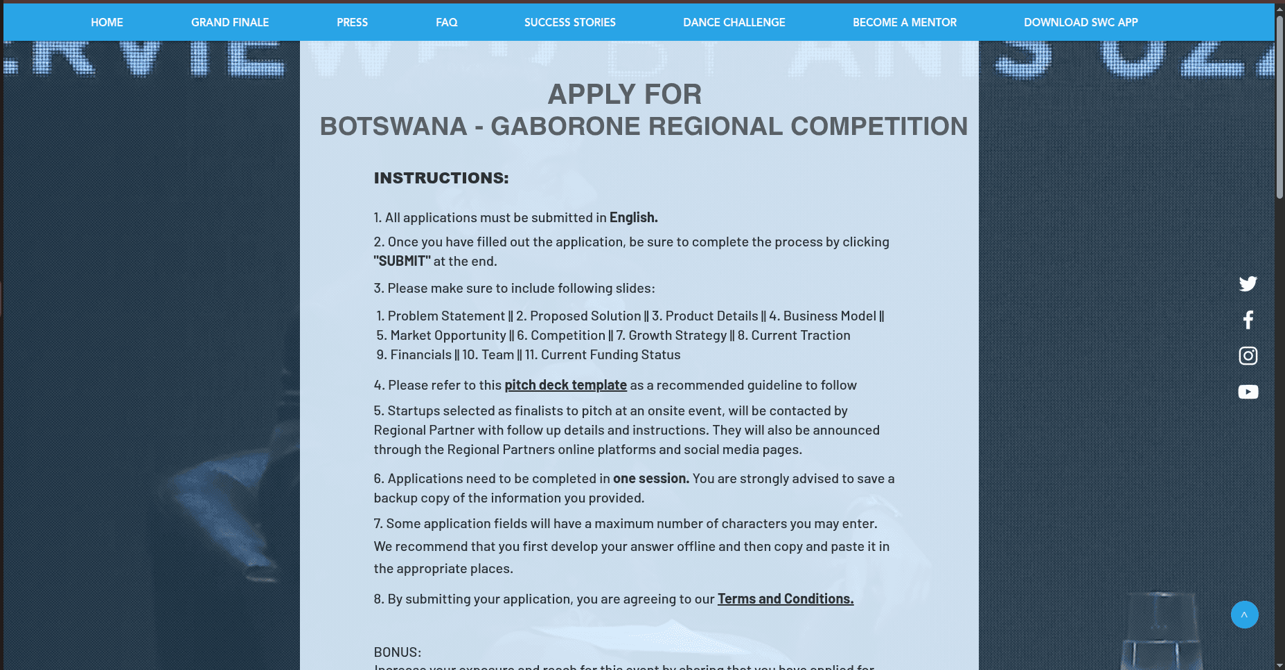 Startup World Cup Regional Botswana 2026
