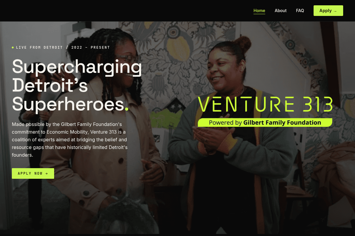 Venture313 Grant 2026