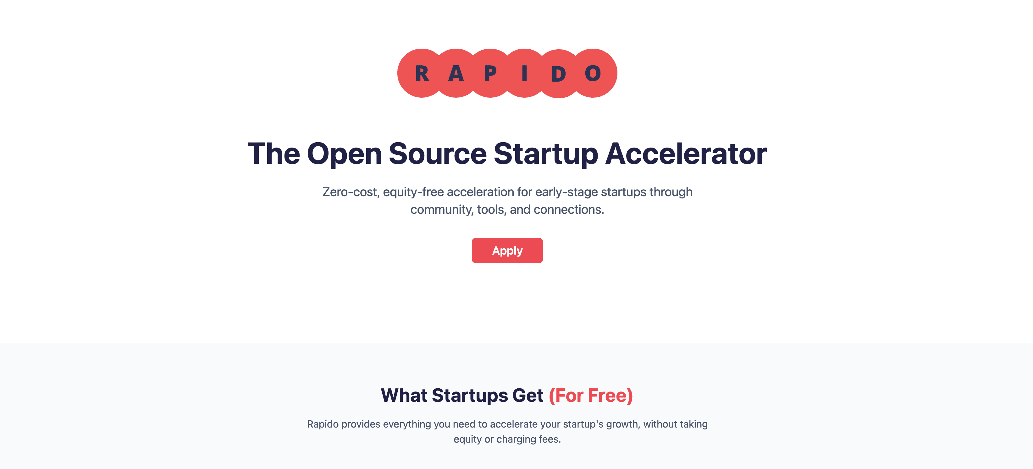 Open Source Startup Accelerator
