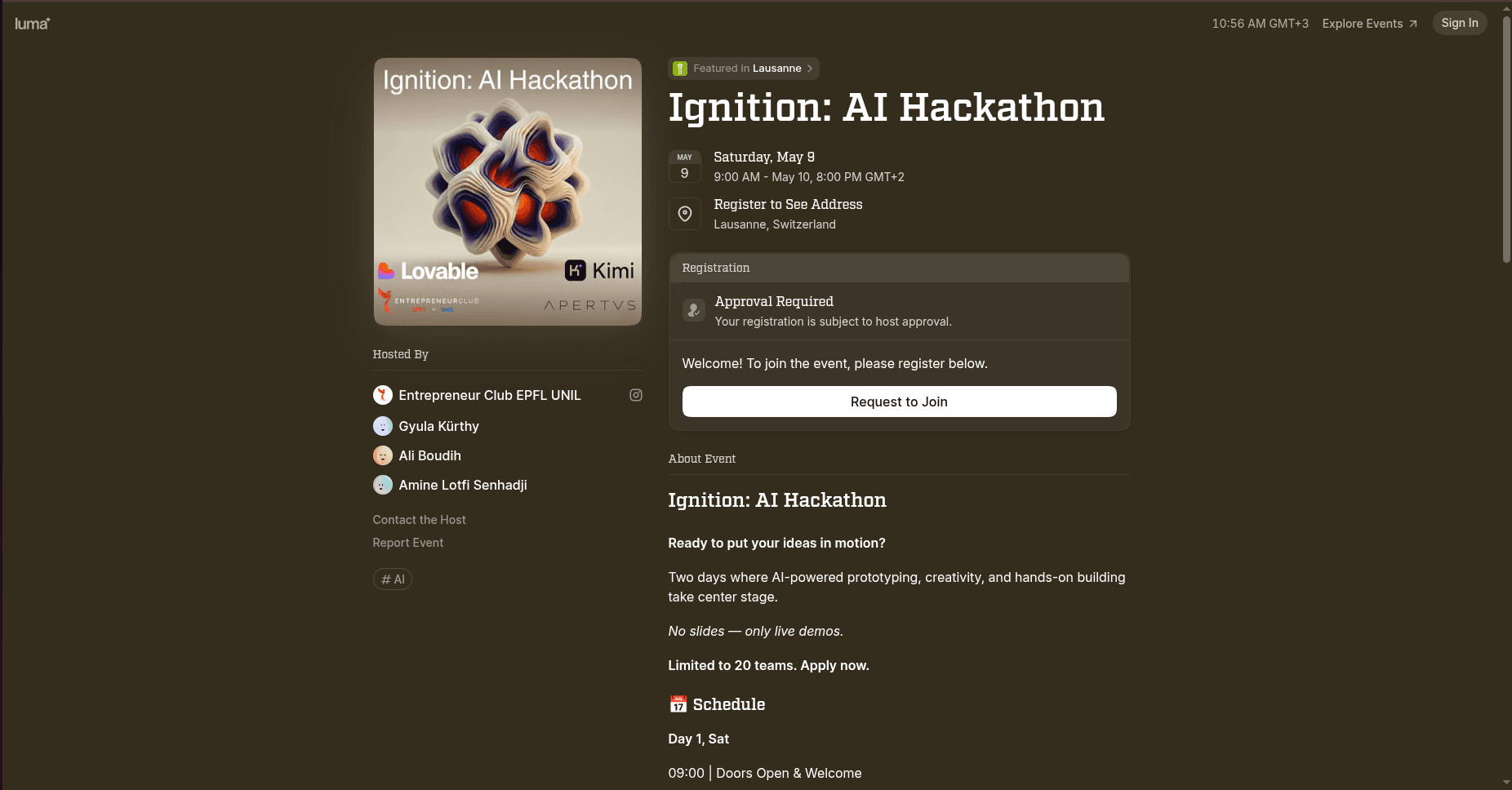 Ignition: AI Hackathon 2026