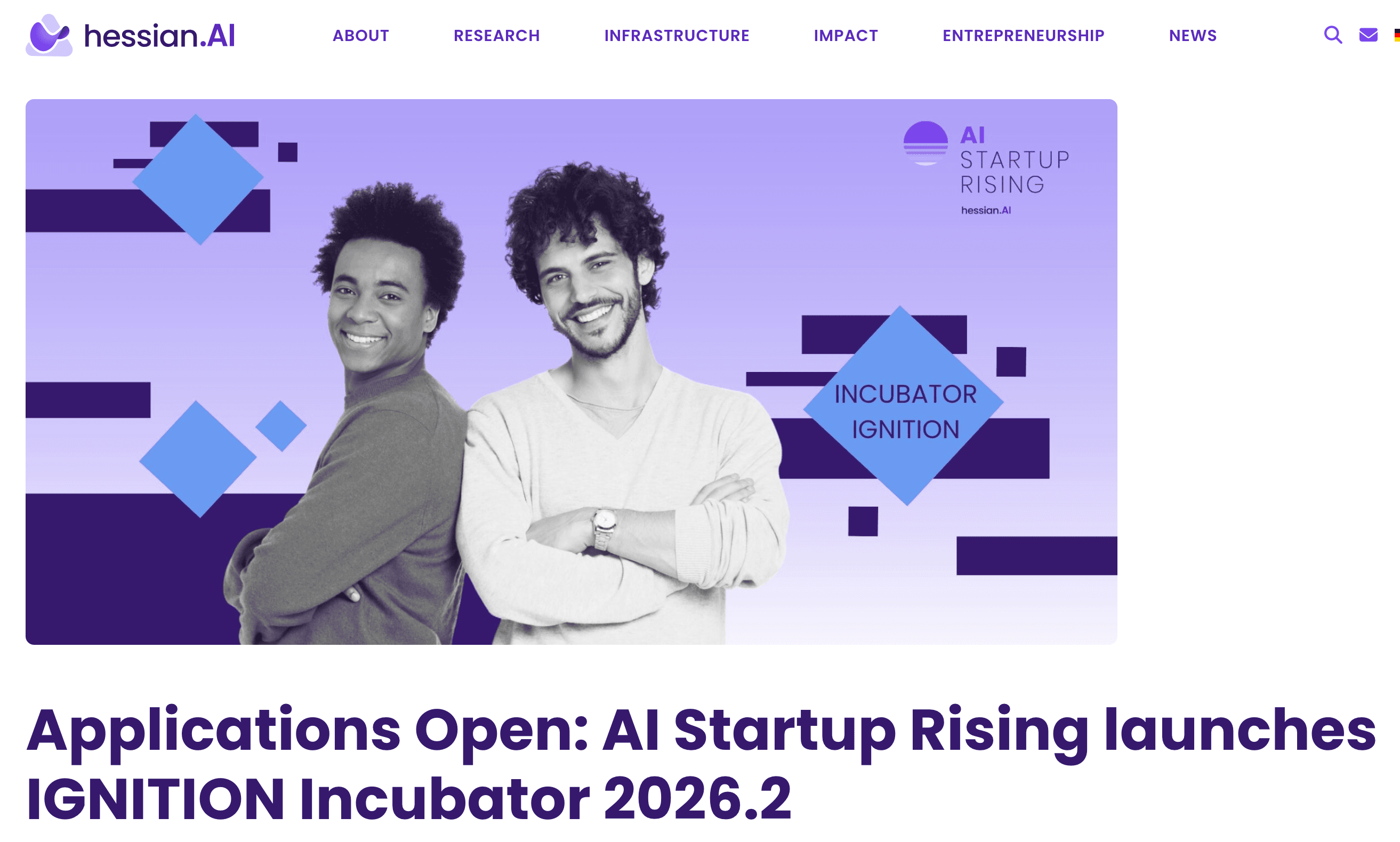 AI Startup Rising IGNITION Incubator 2026.2