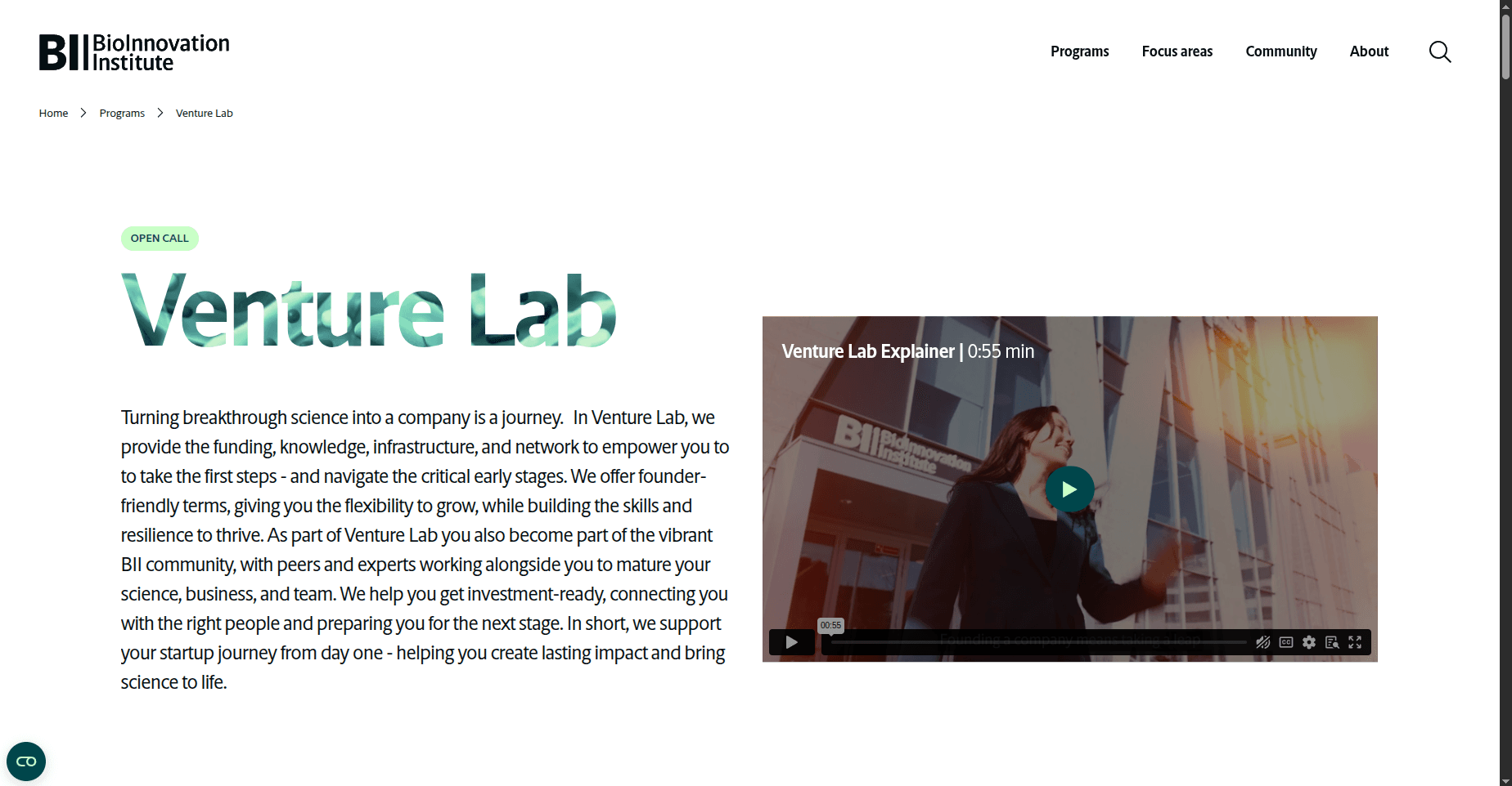Venture Lab 2026