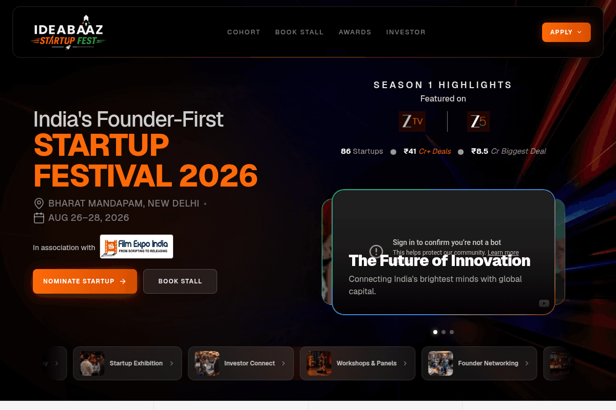 Ideabaaz Startup Fest 2026