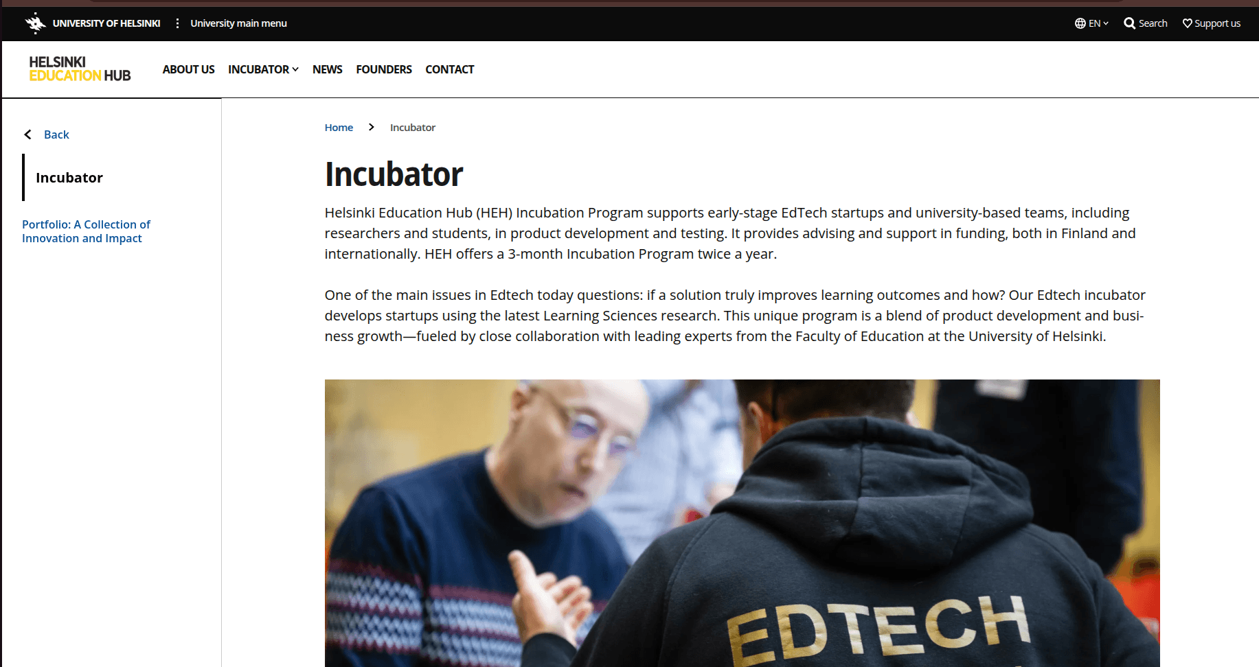 Helsinki Education Hub EdTech Incubator Autumn 2026