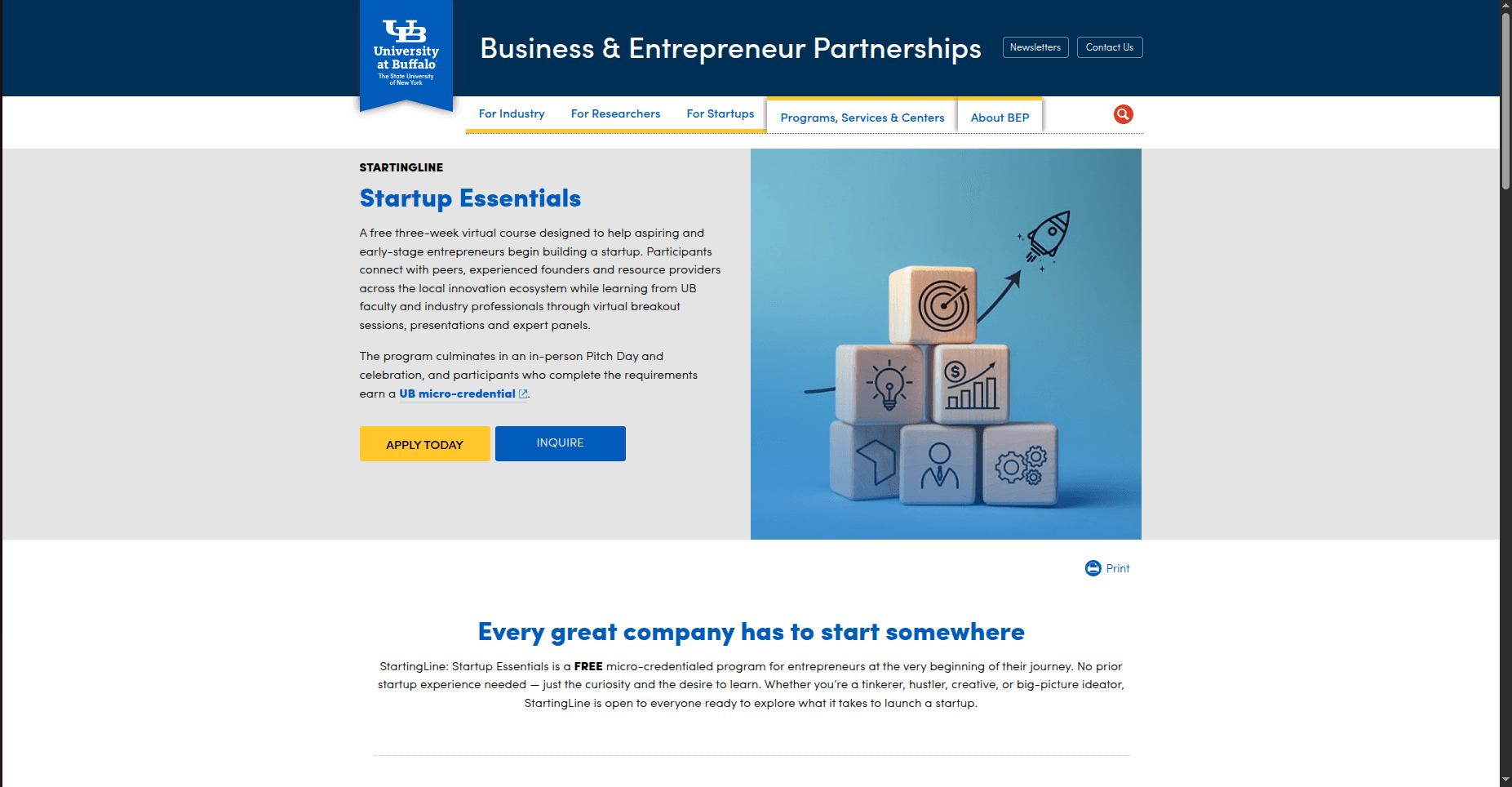 StartingLine: Startup Essentials 2026