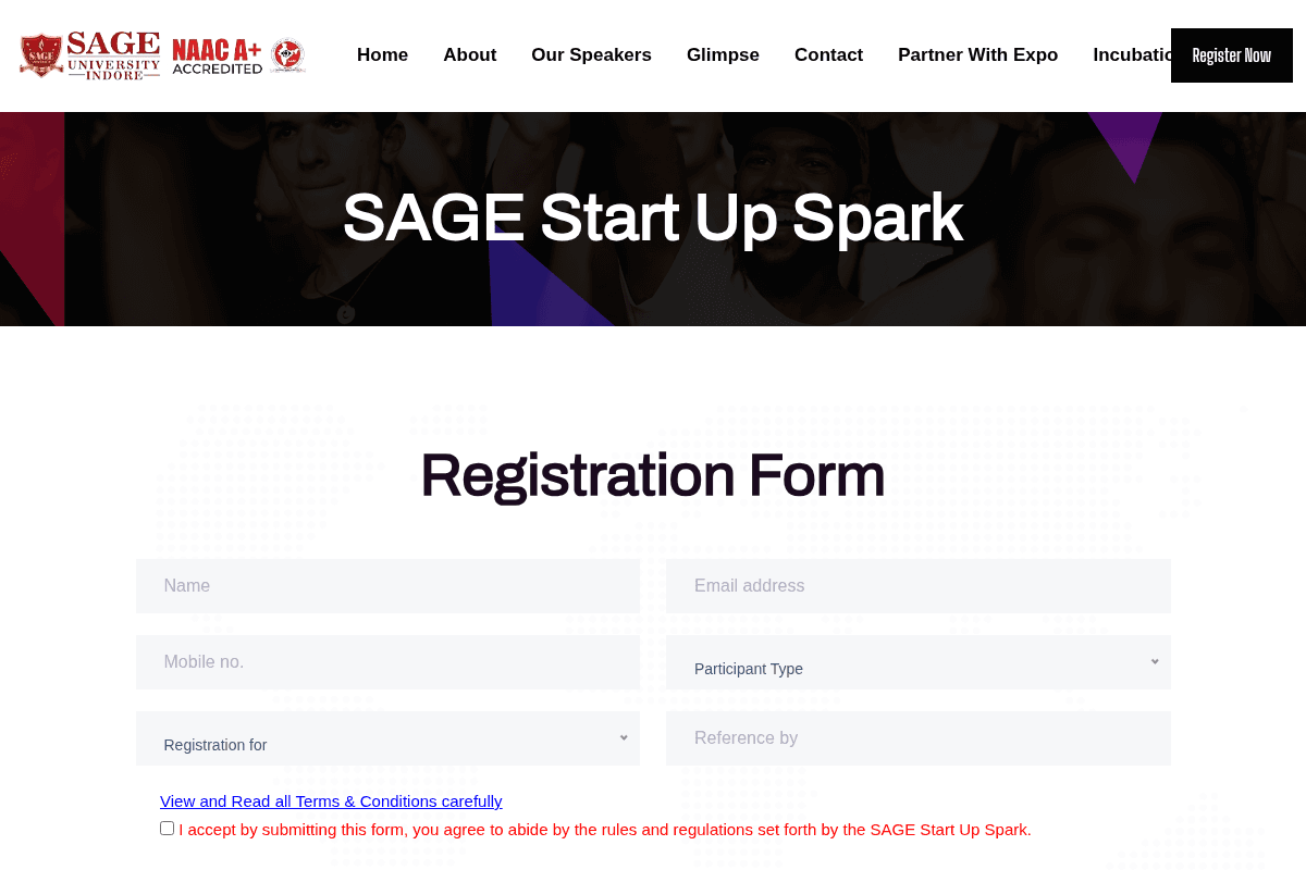 SAGE Startup Spark 2026