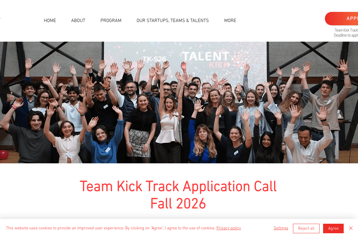 Talent Kick - Team Kick Track 2026